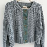 Buckle  Cable Crop Cardigan Sweater XS Photo 3