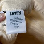 Edwin cream color cut off jeans women’s size 25 Photo 8