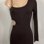 New. Sky brand brown mini dress. Large. Retails $224 Photo 0
