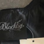 Blacklist Velvet Fringe black crop top. Size S.  Photo 4