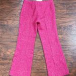 Trina Turk • vintage Y2K Didi Pant pink tweed flare low rise Barbie barbiecore Photo 8