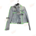Lucky Brand Cropped Light Wash Denim Jacket M Photo 3