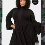 Torrid Skater Dress Bell Sleeve has pockets Witchy Dark Romantic Photo 0