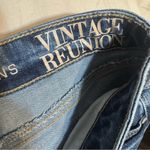 Natural Reflections  vintage reunion distressed patchwork blue jeans size 28 Photo 12