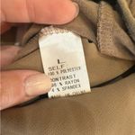 Wishlist  Boutique Brand Tan Open Sleeve Sheer Bodysuit Large Photo 3