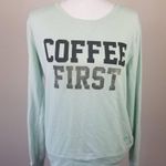 Love Express / Small / Teal Coffee First Sweatshir Photo 0