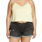 BP Nordstrom  Yellow Lemonade Crop Satin Cami Tank Top 2X Photo 0