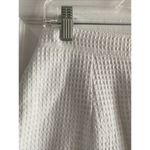 Elaine Benedict Women's Vintage 8 White Waffleknit Golf Tennis Skort Knee Length Photo 2