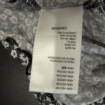 Urban Outfitters  Navy Blue Floral Ruched Crop Top Cap Sleeves Size XS Photo 10