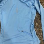 Nike  Dri-Fit Hooded Quarter Zip Sweatshirt in Blue, Size M​​​​​​​ Photo 7