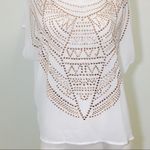 XOXO White Gold Embellished Studded Blouse! Photo 2
