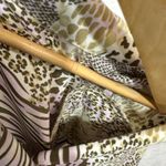 Notations  1X Plus Animal Print Purple Colorful Buttoned Top Collared Funky Retro Photo 5