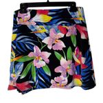 IBKUL Womens Rio Print aux Wrap Golf Skort Tropical Print Black Size L Vacation Size L Photo 4