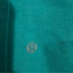 Lululemon In The Flow Crop II Heathered Cosmic Teal Size 4 Photo 4