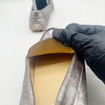 M. Gemi Women's Felize Metallic Leather Moccasin Loafers Size 38 / 7.5 Silver Photo 4