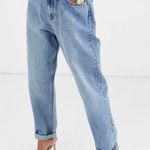 Simple Society Roll Cuff Balloon High Rise Mom's Jeans Photo 0