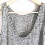 Theory Gray Linen Sleeveless Top Tank Low Back Layering Marled Insar XS New Photo 7