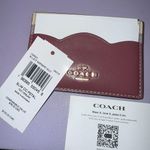 Coach  CW923 Petal Card Case Refined Smooth Leather Light Raspberry Multi Photo 2