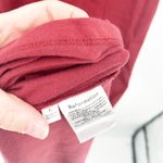 Reformation  Womens Organic Cotton Tyra Knit Maxi Dress Size L Chianti Scoop Neck Photo 7