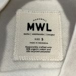 Madewell NEW  Betterterry Embroidered Crop Sweatshirt Photo 3