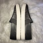 Vince Metallic Shiny Gray Silver Slip On Shoes 9.5M Photo 2