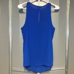 Ambiance Apparel Royal Blue Sleeveless Tank Top Large Photo 1