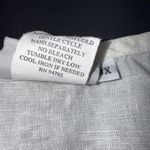 Hot Cotton Quiet Luxury Minimalist 100% Linen White Sleeveless Tank Top 3X Photo 5