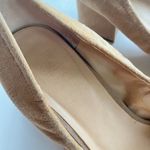 Franco Sarto Flicker Beige Suede Leather Womens Size 9M Round Toe Slip O… Photo 3