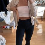 Brandy Melville Pink Satin Bomber Jacket Photo 0