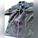 Kut From The Kloth Women's grey Faux Suede Moto Jacket Size S Photo 5