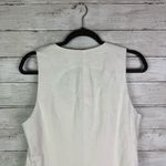 Madewell  Scoopneck Cutaway Vest White Size 10 Photo 4