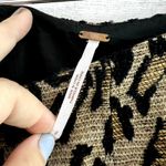 Free People  Leopard Print Mini Circle Skater Skirt Size 0 Photo 2