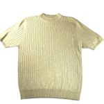 Vintage Sag Harbor Gold Metallic thread Sweater Shirt Women’s Size Large 80s Photo 0