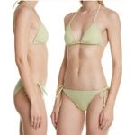 Burberry NWOT Bikini Logo Two-Piece Swimsuit in mint green size medium Photo 2