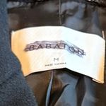 Babaton  Cashmere Blend Double Breasted Black Peacoat Coat Jacket Size Medium Photo 13
