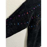 Modcloth  Sweater Womens Size XS Deck The Halls With Glitz Mock Neck Pullover Top Photo 6