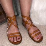 American Eagle Outfitters Wrap Sandals Brown Size 7 Photo 0