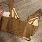 ZARA Faux leather crop top. S Photo 3