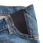 Isabel Maternity  Side Panels Stretch Pockets Midi Denim Jean Shorts Size 4 NEW Photo 3