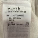 Earth Music & Ecology Off White Flowy Top Large Photo 3