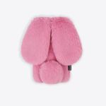 Balenciaga  Fluffy Bunny Ears Crossbody iPhone 12 Cell Phone Case Photo 1