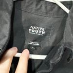 NATIVE YOUTH Button Down Women Size S Black Rugged Cotton Long Sleeve Casual Photo 1