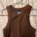 Old Navy Brown Ribbed  Body-con Dress  Photo 3