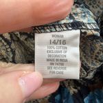 Dress Barn Vtg Y2K Sz 14 / 16 Maxi Skirt Tiered Gauze Boho Cottagecore Floral Prairie Gypsy Photo 4