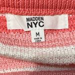 Madden NYC Striped Pink and White Crotchet/Knit Skirt (M) Size undefined Photo 2