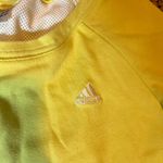 Adidas  Yellow Layered Look Athletic Training Top‎ Women's Medium Photo 1