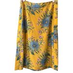 Madewell Silk Side-Button Skirt in Painted Blooms Photo 5