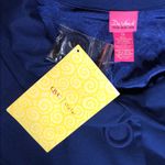 Hemline Du Jour NWT Size 1X Blue Collar Snap Button Peplum Ponte Knit Jacket Photo 6