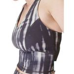 Sweaty Betty  Super‎ Soft Strappy Crop Workout Tank Woman's Size L Grey White NWT Photo 9