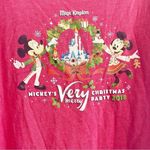 Disney  Parks Shirt Womens Sz‎ XXL Christmas Mickey Mouse Vacation Travel Holiday Photo 1